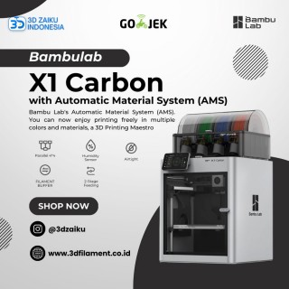 Bambulab X1 Carbon COMBO with AMS CoreXY 3D Printer High Speed Lidar